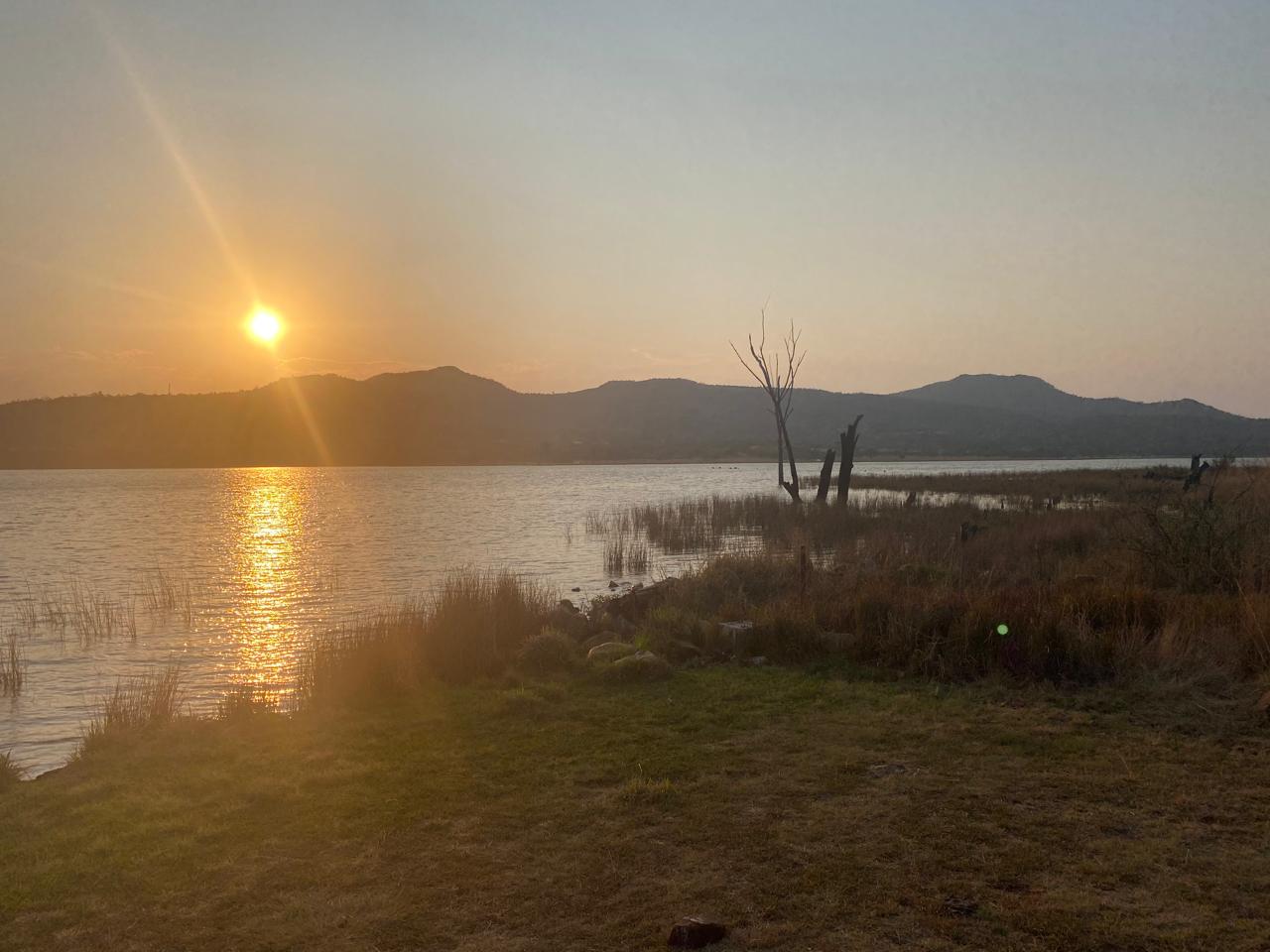 Buffelspoort Dam at sunset